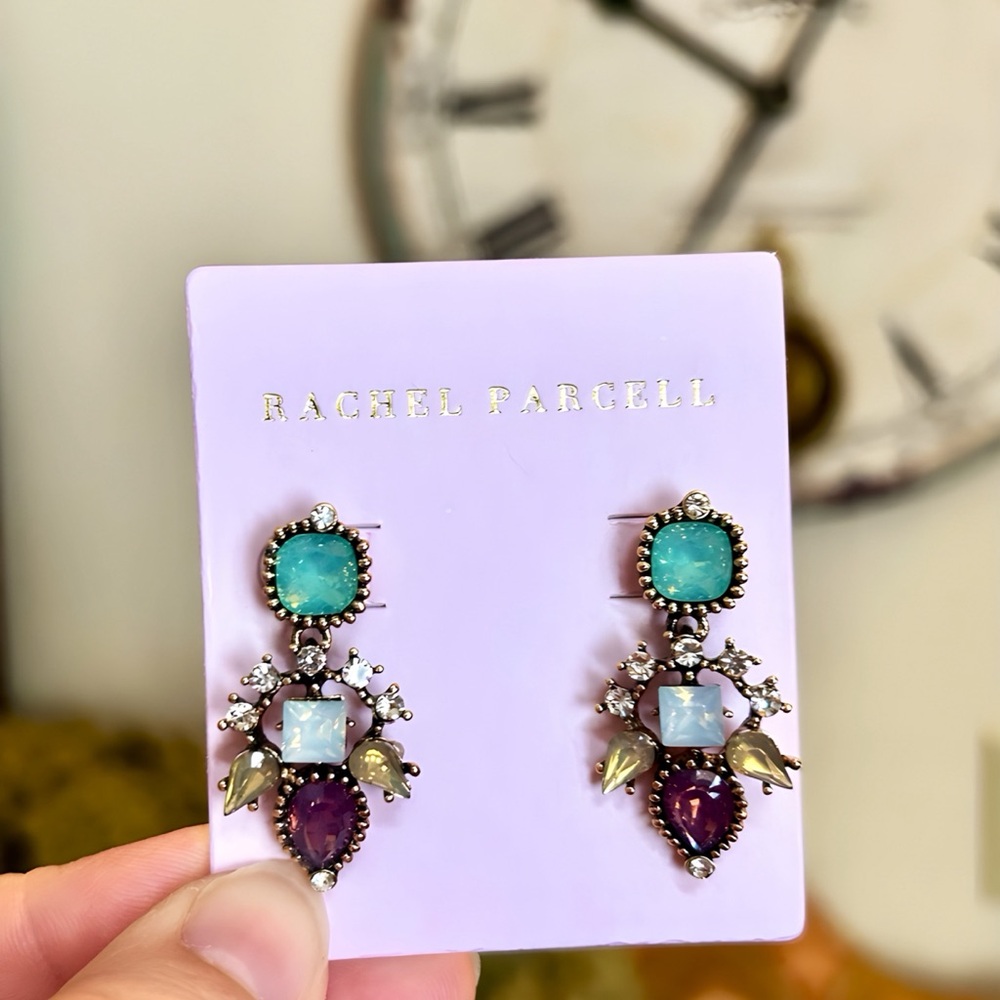 Rachel Parcell Multi-Color Statement Earrings - Picture 4 of 4